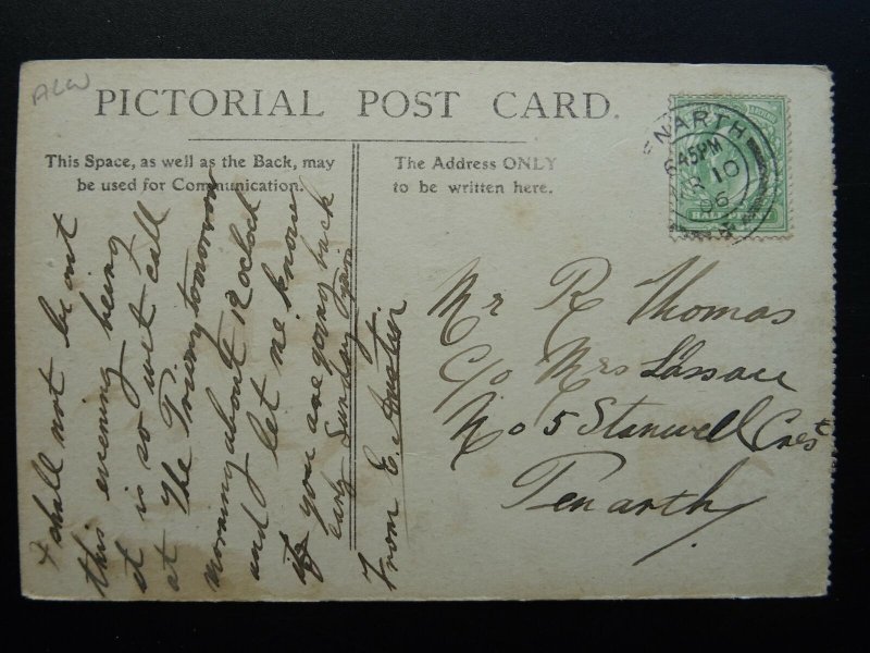 Wales Glamorgan PENARTH Windsor Road c1906 Postcard