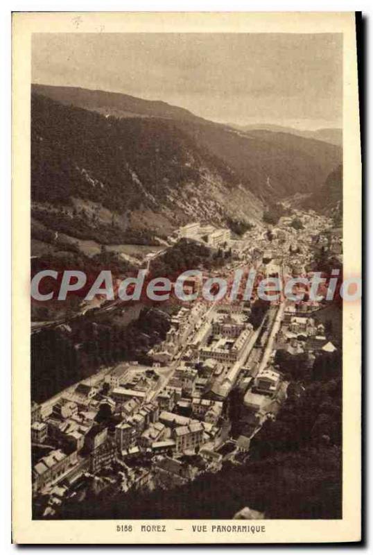 Old Postcard Morez Panoramic