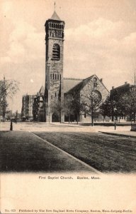 Massachusetts Boston First Baptist Church