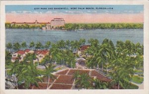 Florida West Palm Beach City Park And Bandshell