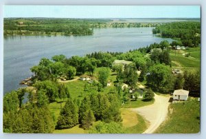 Ontario Canada Postcard Omemee Lodge South End of Pigeon Lake c1950's