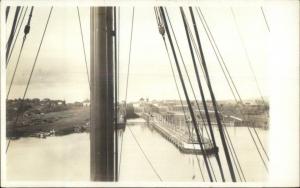 Panama Canal c1920s-30s Unidentified Real Photo Postcard #2