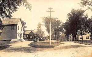 Hanover ME Dirt Main Street General Store Old Cars RPPC Postcard