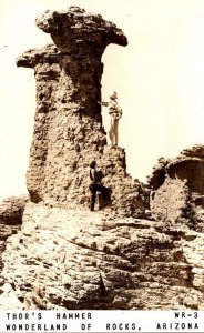 Arizona Wonderland Of Rocks Thor's Hammer Real Photo