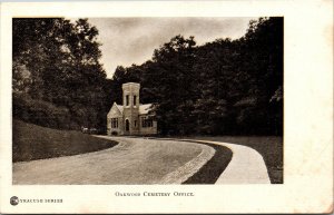 Postcard New York Syracuse Oakwood Cemetery Administration Office UDB ~1905 V189