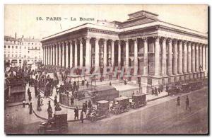 Old Postcard Paris Bourse