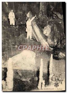 Old Postcard Cave Caves Dargilan Lake