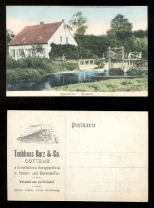 dc892 - Kannomühle Spreewald Germany c1905-07 ADVERTISING Postcard