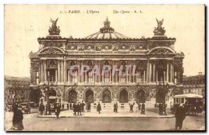 Old Postcard The Paris Opera