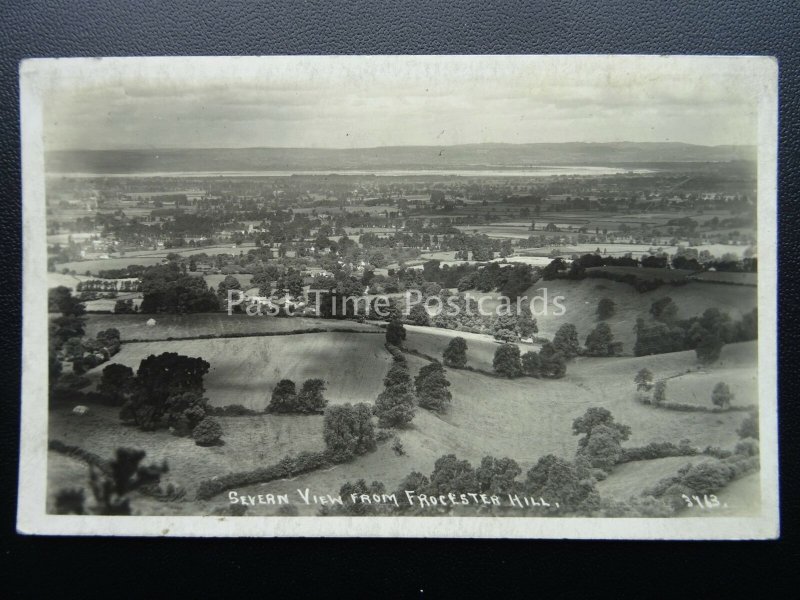 Gloucestershire FROCESTER HILL Severn View - Old RP Postcard