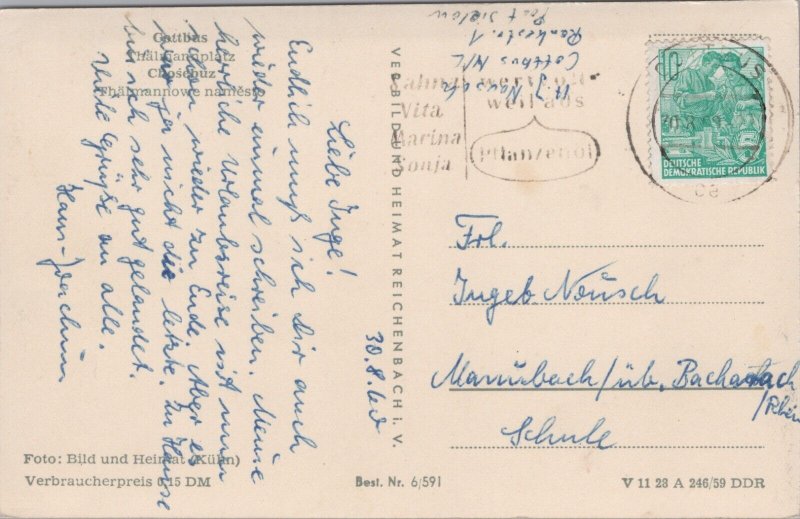 Germany Cottbus Vintage RPPC 09.48