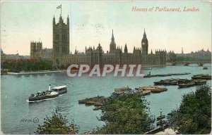 Old Postcard Houses of Parliament London