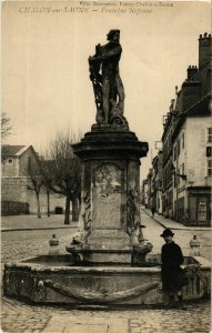 CPA Chalon sur Saone Fontaine Neptune FRANCE (952615)