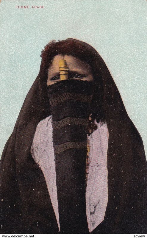 EGYPTE, 1900-1910's; Femme Arabe, Arab Woman