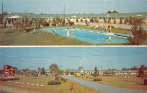 ALLENDALE, South Carolina SC   SUN TAN MOTEL  Pool  ROADSIDE  ca1960's Postcard