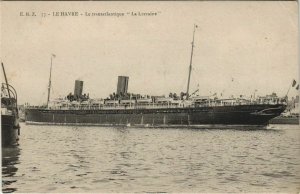 CPA ak le Havre-le transtlantique lorraine ships (1206322) 