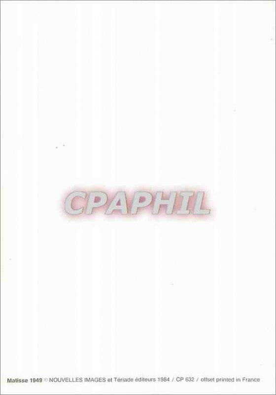 Postcard Modern Matisse 1949