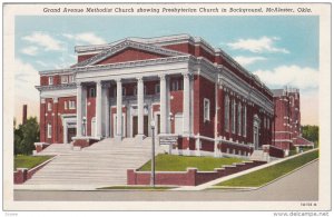 McALESTER, Oklahoma, PU-1946; Grand Avenue Methodist Church Showing Presbyter...