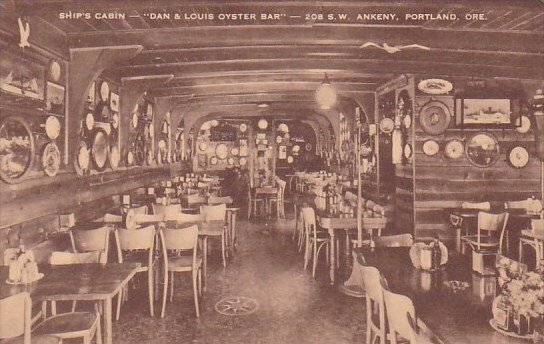 Ships Cabin Dan & Louis Oyster Bar Portland Oregon