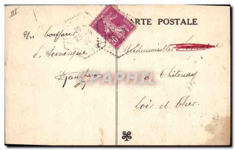 Old Postcard Folklore The Auvergne Bourree