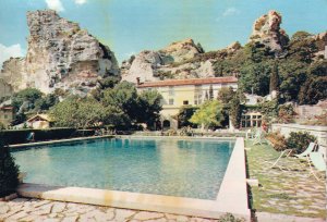 LES BAUX, France, 1930s; L'oustau de Baumaniere, Swimming Pool