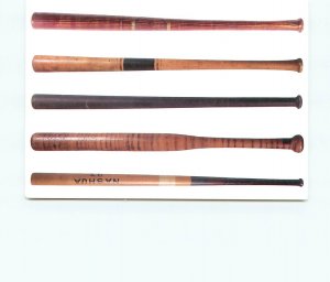 Buy Postcard Baseball Bats