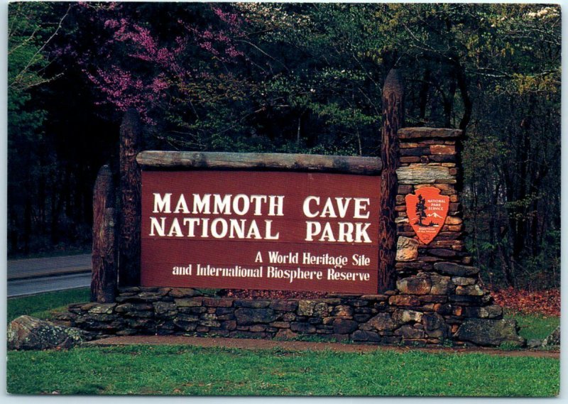 M-20408 Mammoth Cave Sign Mammoth Cave National Park Kentucky