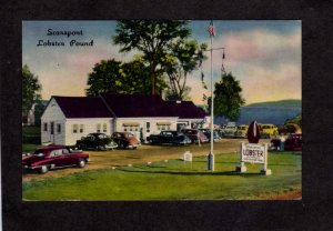 ME Lobster Pound Restaurant Searsport Maine J W Cundy Postcard