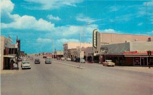 Automobiles Business Section Deming New Mexico 1950s Postcard Teich 21-1924