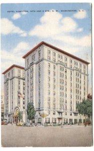 Postcard Hotel Hamilton 14th + K Sts NW Washington DC