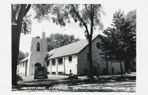 US AImmanuel Church Brodhead Wisconsin Vintage RPPC  03.80