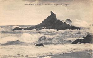 BR43184 ke gerbot un jour de tempete St Quay portrieux     France