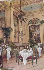 Illinois Chicago Hotel La Salle The Donatello Fountain In The Palm Room 1911