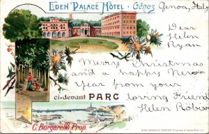 Eden Palace Hotel Genoa Italy 1900