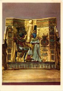 CPM EGYPTE Tutankhamen's Treasures. Back panel of the king's throne (343507)