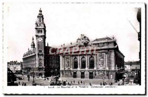 Modern Postcard Lille Stock Exchange and Theater Shoemaker Architect