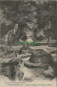 France Postcard -Bellegarde (Ain) - Dans Les Gorges De La Perte Du Rhone RS28453