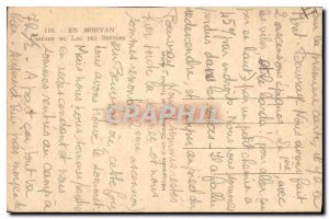 Old Postcard En Morvan Settons Lake Cascade