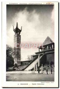 Old Postcard Exposition Coloniale Internationale Paris 1931 Main Facade Madag...