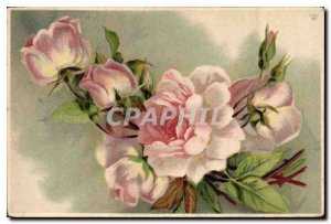 Old Postcard Fantasy Flowers