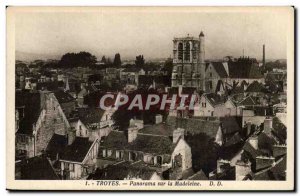 Troyes Old Postcard Panorama of the Madeleine