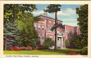 Postcard SCHOOL SCENE Frankfort Kentucky KY AM6333