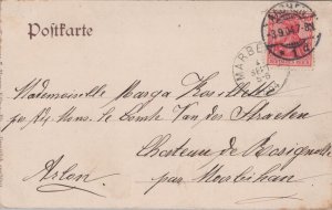 Germany Ein Blick Auf Aachen Vintage Postcard 09.18