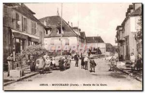 Informer (Jura) -Route de la Gare -Carte Old Post Automobile
