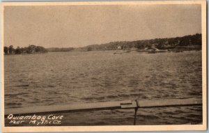 Quiambog Cave Near Mystic CT Vintage Postcard W05