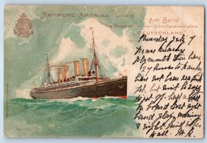 Germany Postcard Twin-Screw Rapid Mail Damper Deutschland 1910 Antique