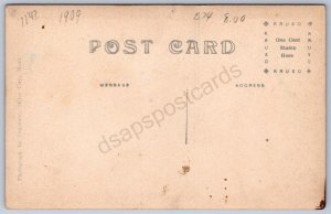 K43/ Miles City Montana RPPC Postcard c1910 Main Street Stores 363