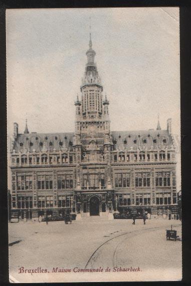 102424 BELGIUM Bruxelles Maison Communale de Schaerbeek Old PC