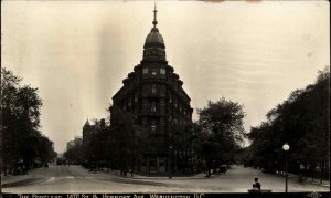 Washington DC THE PORTLAND 14th & Vermont FAS c1910 Real Photo Postcard