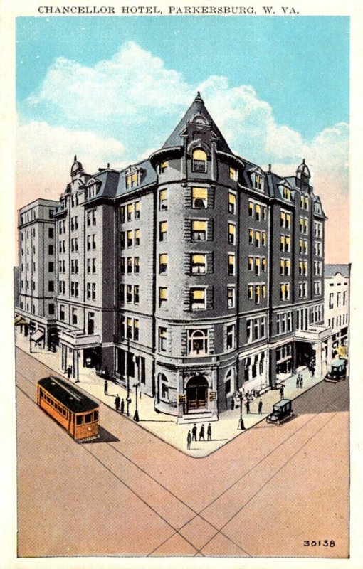 West Virginia Parkersburg The Chancellor Hotel 1929